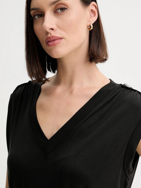 Guess t-shirt damskie kolor czarny W5YP52 KCYW2