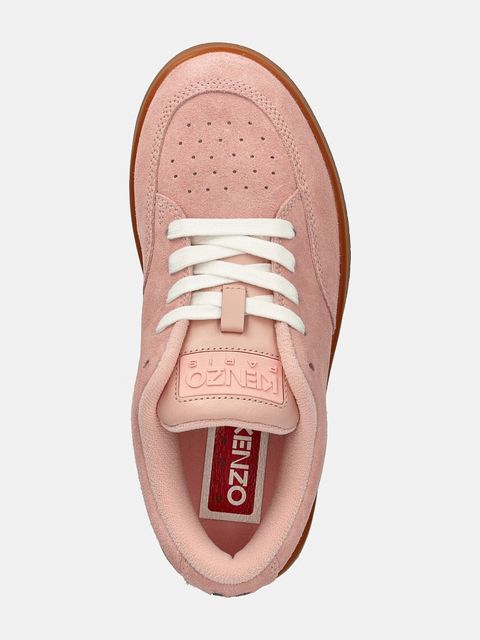 Kenzo sneakersy zamszowe Dome Low Top Sneakers kolor różowy FD62SN061L56.34