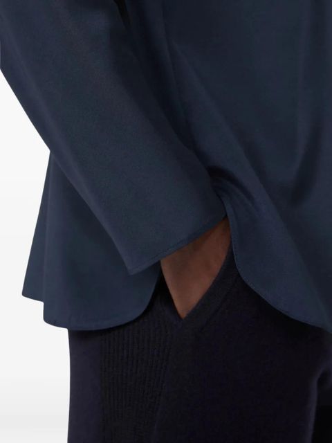 Max Mara button silk top - Blue