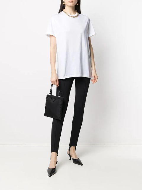 WARDROBE.NYC round neck cotton T-shirt - White - zdjęcie produktu nr 2