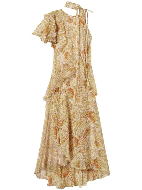 TWINSET asymmetric dress - Neutrals - zdjęcie produktu nr 1