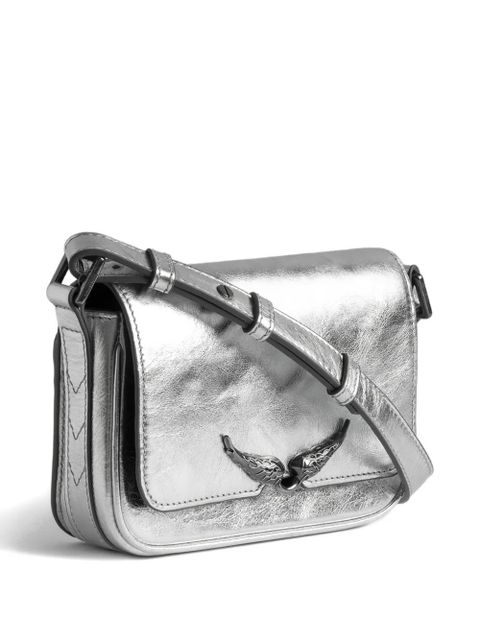 Zadig&Voltaire Le Zazi winged cross body bag - Silver