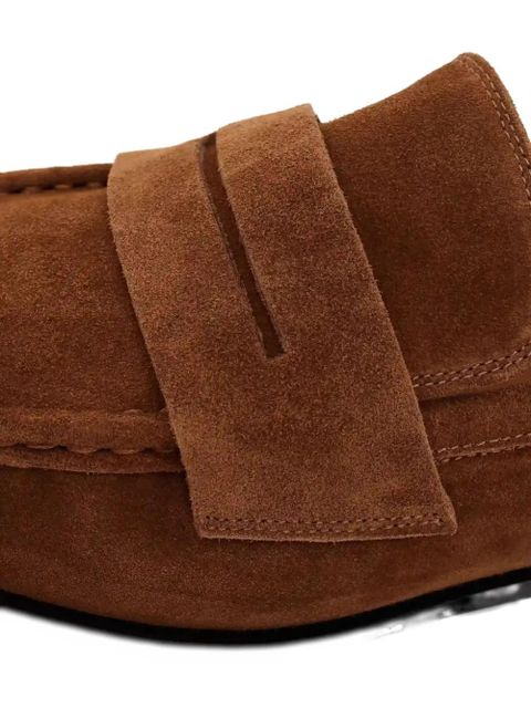 ATP Atelier Airola almond-toe strap loafers - Brown
