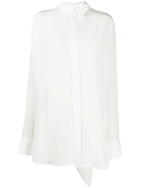 Balenciaga tuxedo scarf shirt - White - zdjęcie produktu nr 1