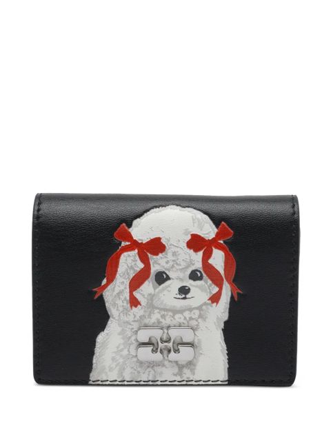 GANNI puppy print clip clutch bag - Black - zdjęcie produktu nr 1