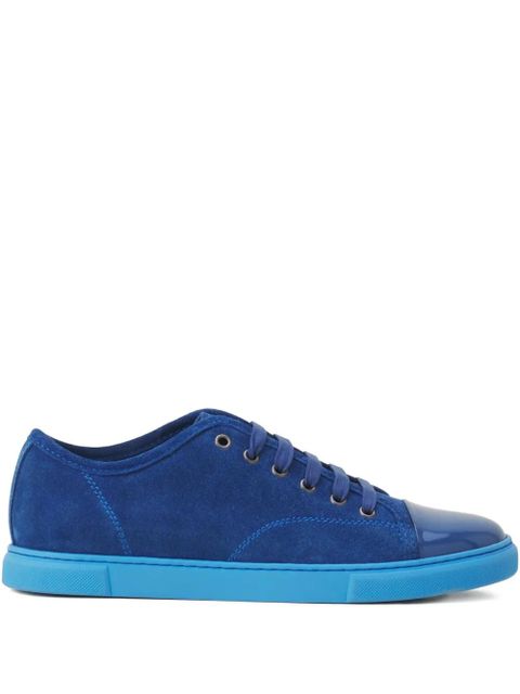 Lanvin lace-up panelled sneakers - Blue - zdjęcie produktu nr 1