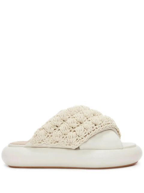 JW Anderson Popcorn Twist platform sandals - White - zdjęcie produktu nr 1