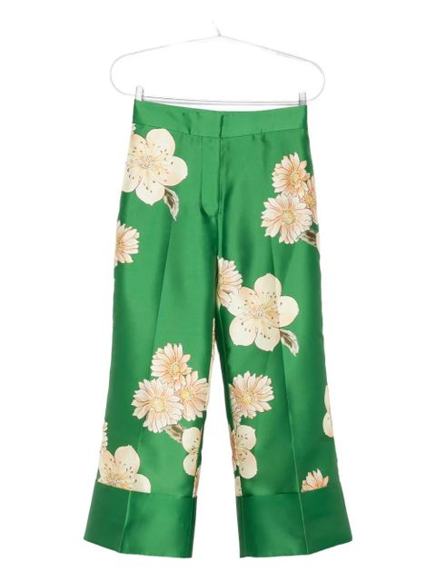 ALEMAIS floral-print trousers - Green - zdjęcie produktu nr 2