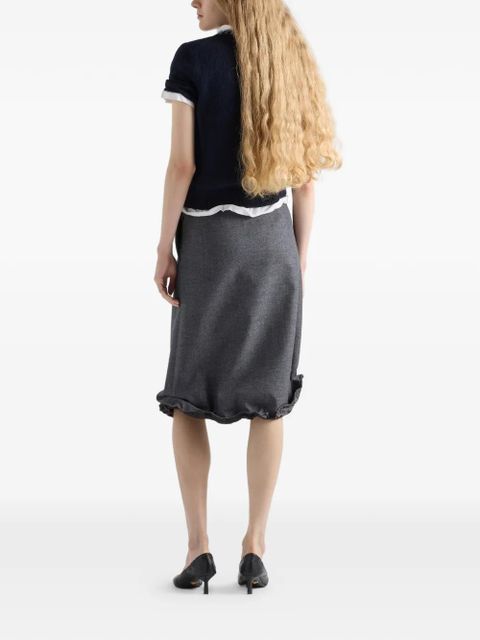 Prada jewel ribbed top - Blue - zdjęcie produktu nr 2