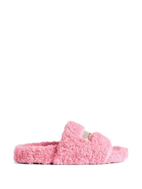 Balenciaga logo slippers - Pink - zdjęcie produktu nr 1