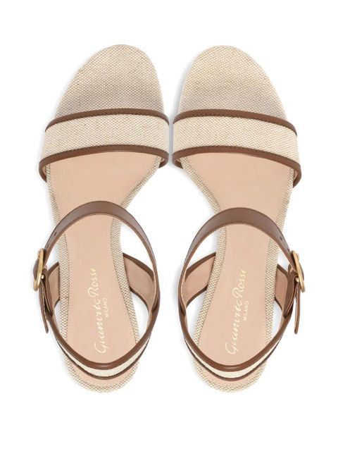 Gianvito Rossi Milos platform heeled sandals - Neutrals