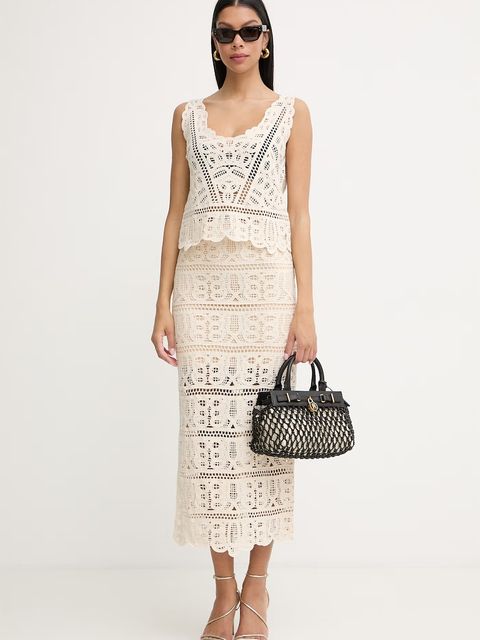 Guess crop top damski bawełniany OCTAVIA - zdjęcie produktu nr 1