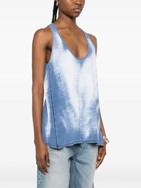 Diesel cotton dyed vest - Blue