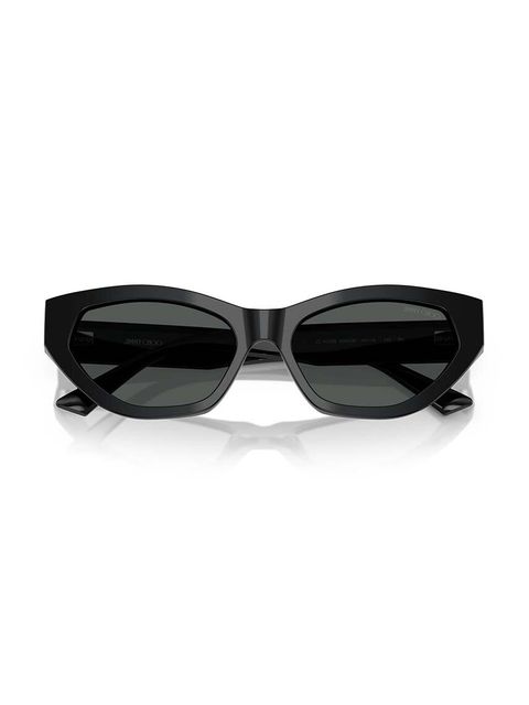 Jimmy Choo okulary przeciwsłoneczne damskie kolor czarny 0JC5022B