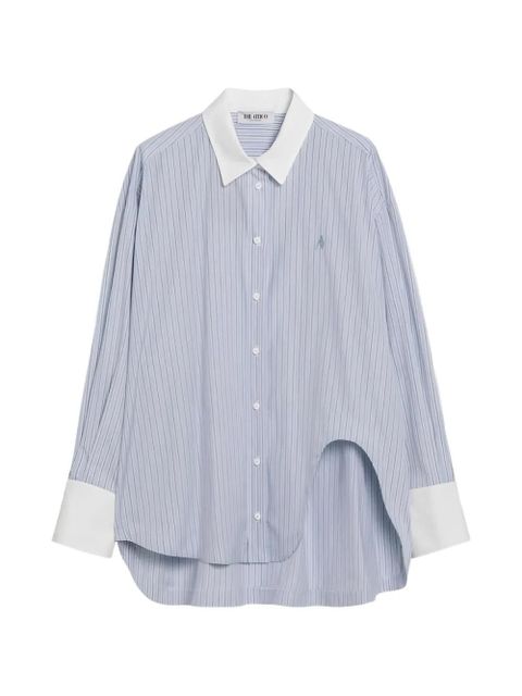 The Attico striped collar shirt - Blue - zdjęcie produktu nr 1