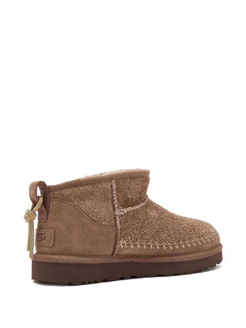 UGG suede stitched-detail boots - Brown