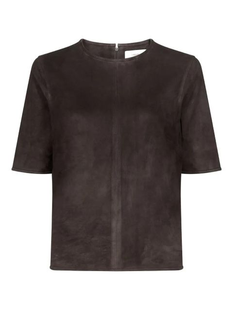 LouLou de Saison Zaida short-sleeve T-shirt - Brown - zdjęcie produktu nr 1