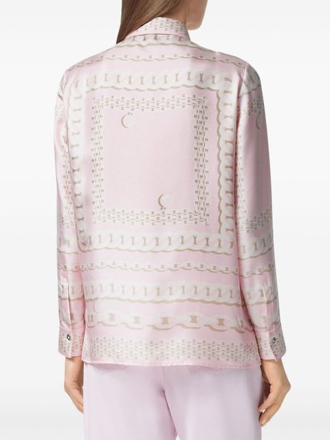 Versace Treasure silk shirt - Pink