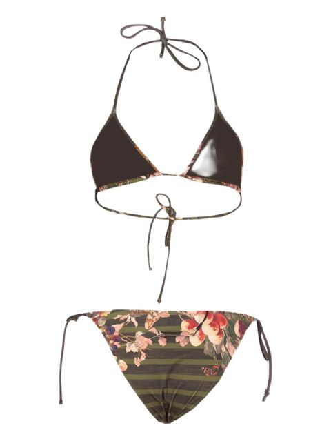 Jean Paul Gaultier floral-print bikini - Green - zdjęcie produktu nr 2