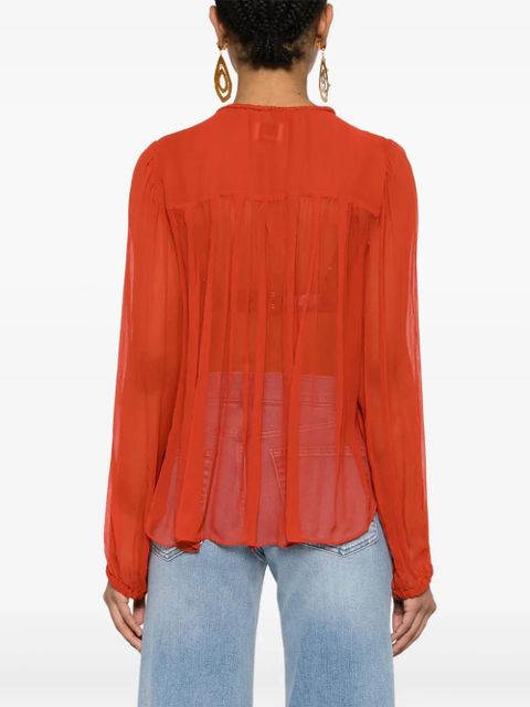 ISABEL MARANT Ametissa blouse - Red - zdjęcie produktu nr 2