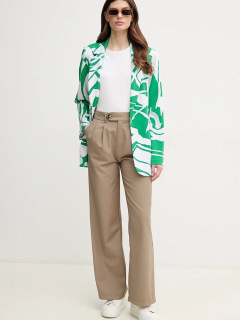 Joseph Ribkoff marynarka kolor zielony jednorzędowa wzorzysta 242230 - zdjęcie produktu nr 2