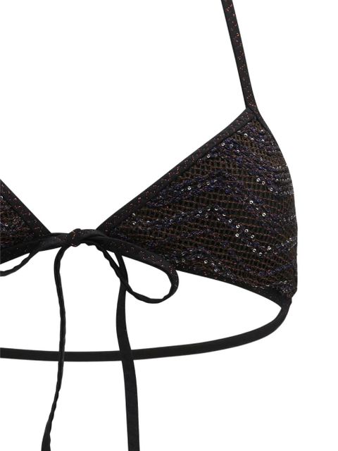 Missoni sequin-embellished bikini - Black