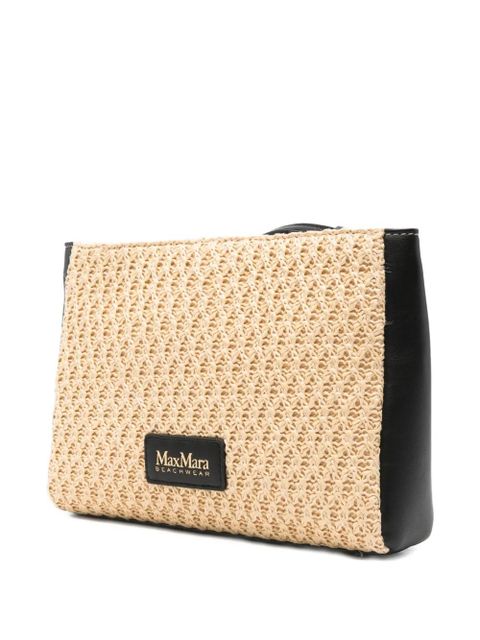 Max Mara BCHMAMBO clutch bag - Neutrals