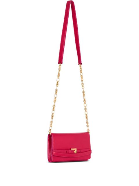 Balmain belt-detail clutch bag - Pink