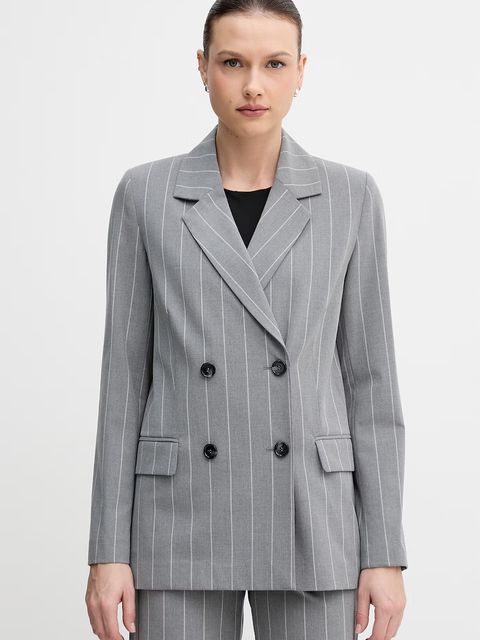 United Colors of Benetton marynarka dwurzędowa damska z wiskozą - zdjęcie produktu nr 2