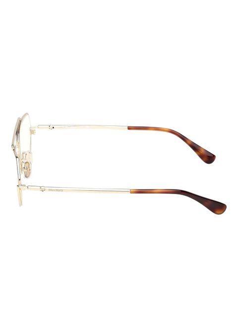 Max Mara geometric-frame glasses - Gold - zdjęcie produktu nr 2
