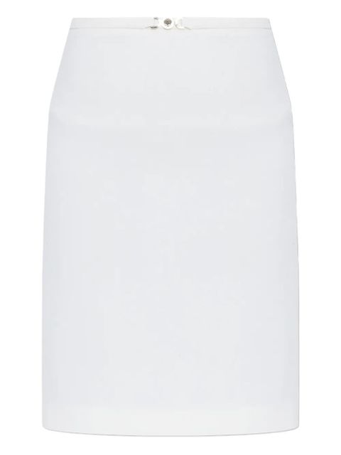 Versace Medusa-buckle mini skirt - White - zdjęcie produktu nr 1