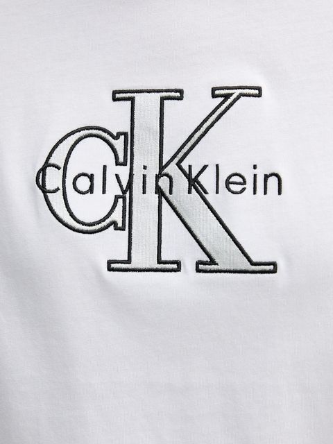 Calvin Klein Jeans t-shirt bawełniany damski kolor biały LV047E819G