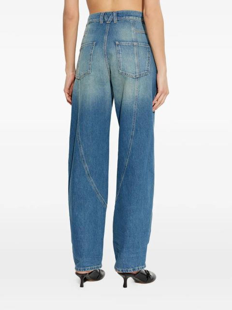 Moschino panelled trousers - Blue