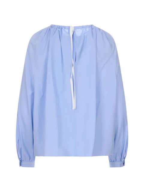 Marni gathered-neck tunic - Blue - zdjęcie produktu nr 2