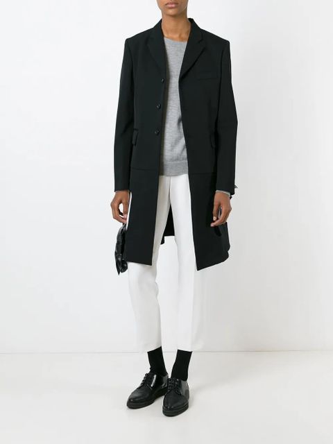 Comme Des Garçons cut-out bow detailing coat - Black - zdjęcie produktu nr 2