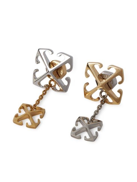Off-White Arrow pendant earrings - Gold - zdjęcie produktu nr 2