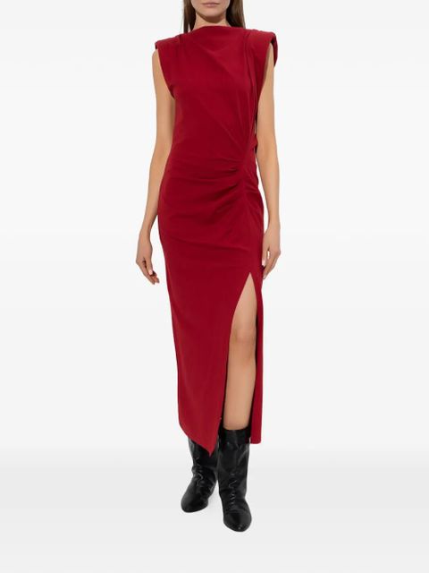 ISABEL MARANT Nadela gathered split maxi dress - zdjęcie produktu nr 2