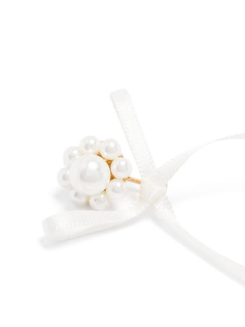 Simone Rocha bow ribbon stud earrings - Gold - zdjęcie produktu nr 2