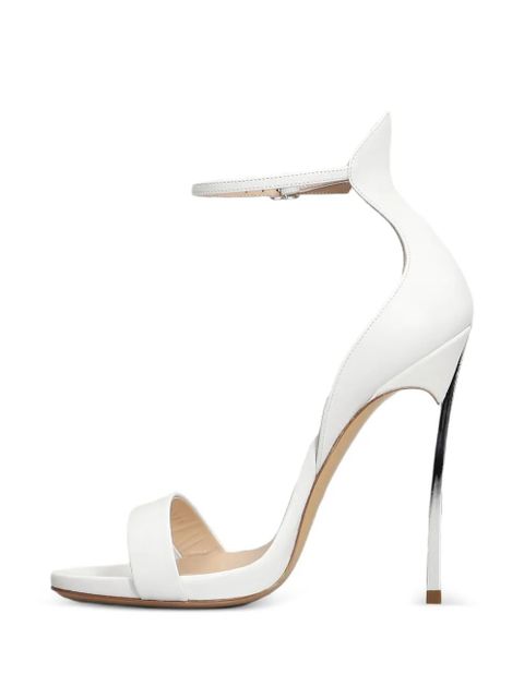 Casadei open toe heeled sandals - White