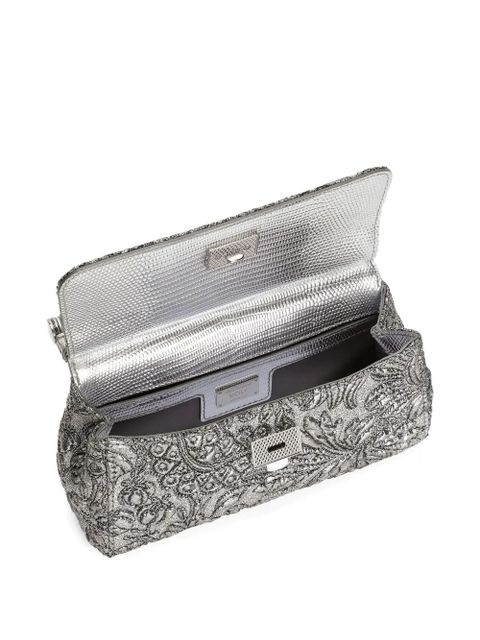 Dolce & Gabbana small Sicily brocade tote bag - Silver - zdjęcie produktu nr 2