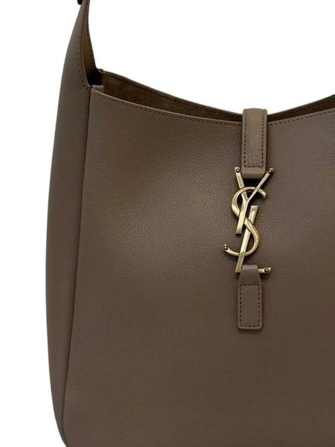 Saint Laurent Le 5 à 7 supple leather tote bag - Grey