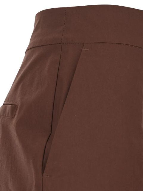 TWINSET wide-leg pressed-crease trousers - Brown