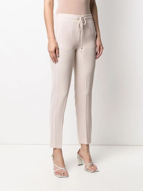 Blumarine drawstring slim-fit trousers - Neutrals