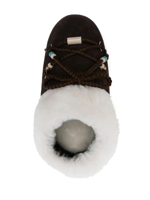 Moon Boot MB EVX MULE SUEDE BEADS DARK BROWN/NATURAL