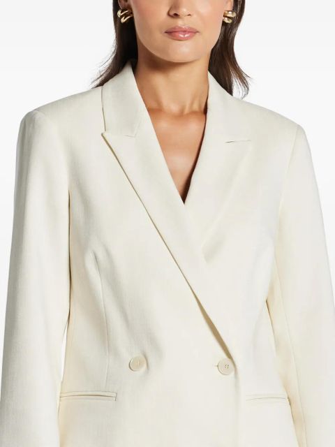 ANINE BING Jasmine double-breasted blazer - White