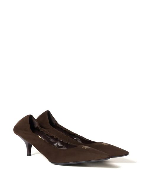 Miu Miu suede pumps - Brown - zdjęcie produktu nr 2