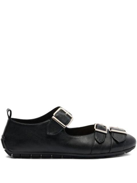 Simone Rocha double-buckle ballet flats - Black - zdjęcie produktu nr 1