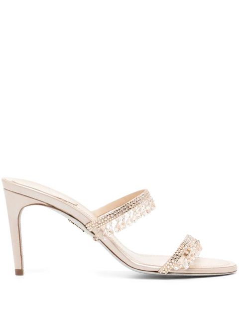 René Caovilla 90mm chandelier sandals - Neutrals - zdjęcie produktu nr 1