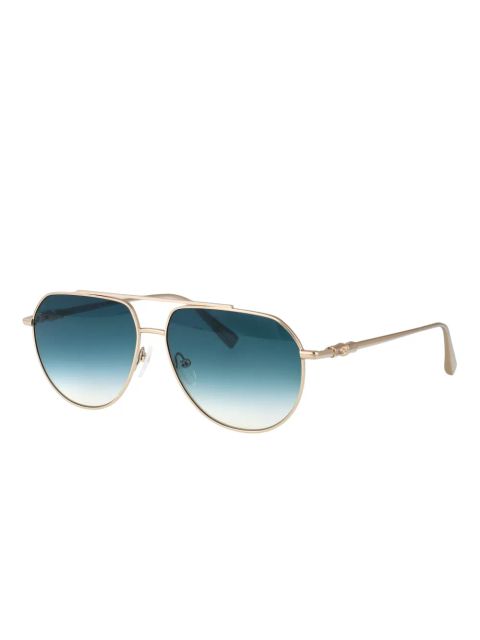 Longchamp metal-frame gradient sunglasses - Gold