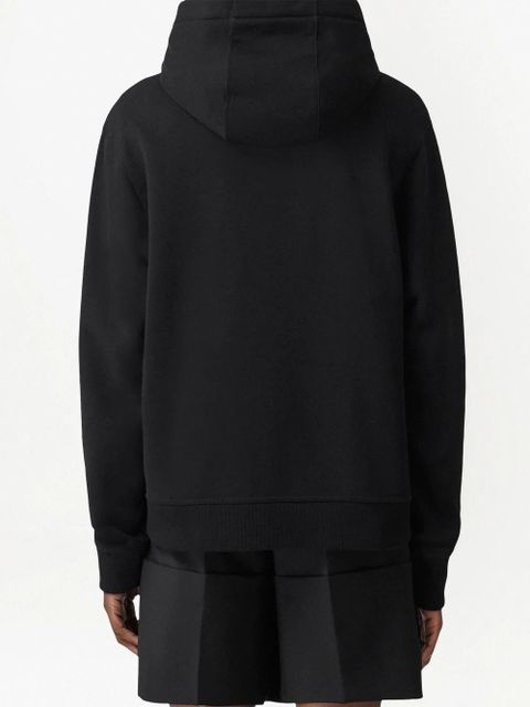 Burberry logo-print hoodie - Black